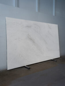 Gloria White 2cm Polished Quartzite Blk#NP009(2)