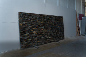 Tiger Eye Blue Precious Stone Blk#1200