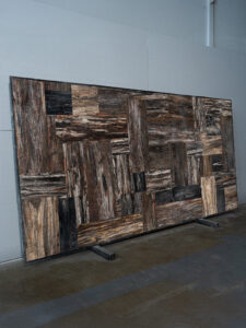 Petrified Wood Precious Stone Blk#4566