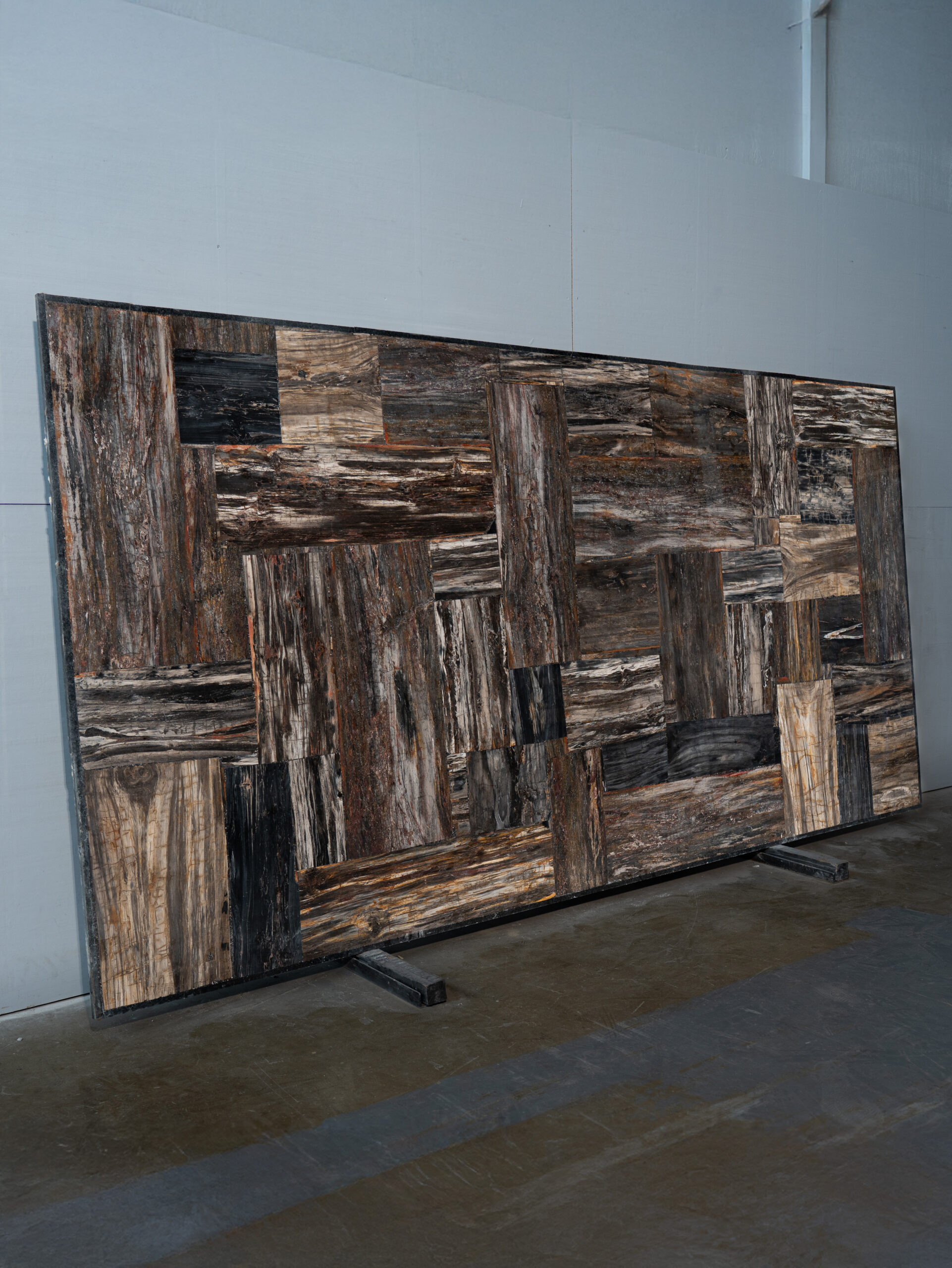 Petrified Wood Precious Stone Blk#4566
