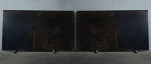 Brown Suede 2cm Polished Granite Blk#19